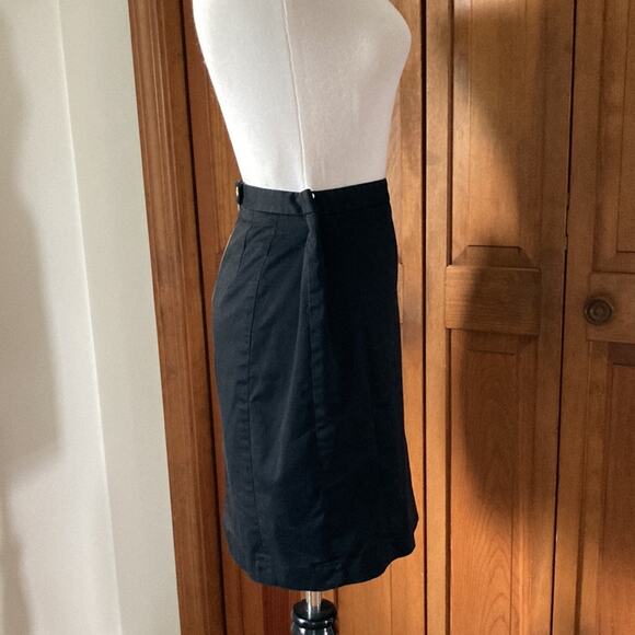 Express Black Cotton Pencil Skirt, Size 4 - Picture 2 of 8